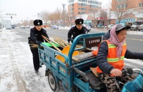 群众事，无小事！通河公安风雪中助力