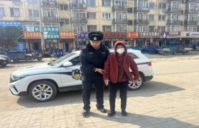 冰城巡逻民警暖心救助一名老人