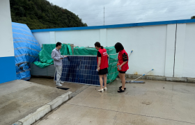 平安产险兰溪支公司联防并举 全力迎战台风“白海豚”