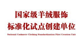 羊绒服饰消费将有国家级量化标准，标准由印象草原负责制定！