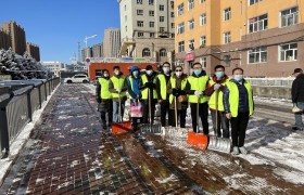 鸡西移动公司开展“清雪除冰 情暖寒冬”志愿服务活动