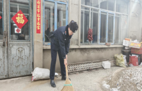 学雷锋践初心  哈市呼兰警方开展“爱老敬老我先行”学雷锋主题志愿服务活动