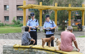 牵紧文明“牵引绳” 冰城公安全域推进文明养犬普法宣传