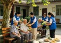端午送安康 铭世达团队爱心暖夕阳