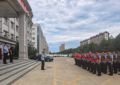 防汛集结强备战 整装拉练护平安